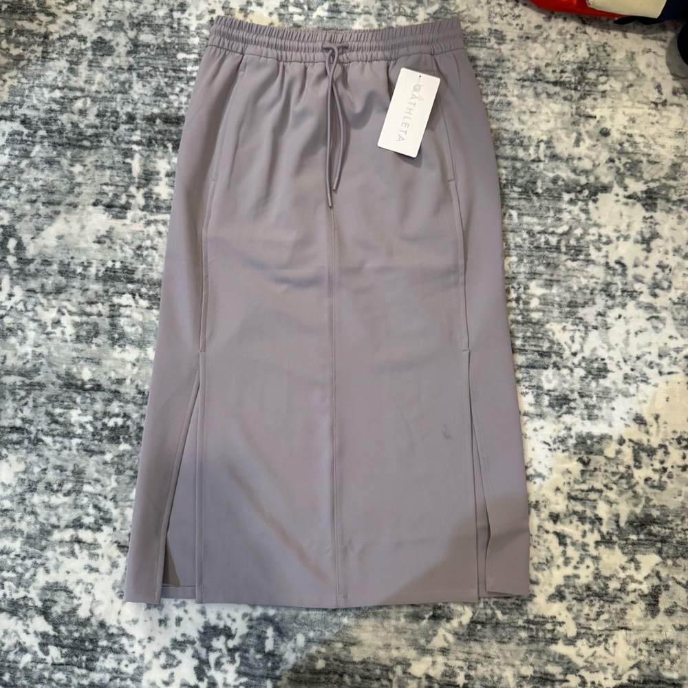 Athleta Gray Maxi Skirt